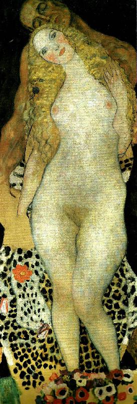 Gustav Klimt adam och eva oil painting image